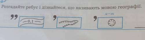 Розгадайте ребус і дізнайтеся, що називають мовою географії.​