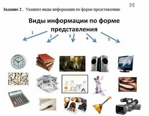 Укажите виды информации по форме представления. ​