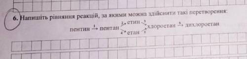 Напишіть рівняння реакцій, за якими можна здійснити такі перетворення