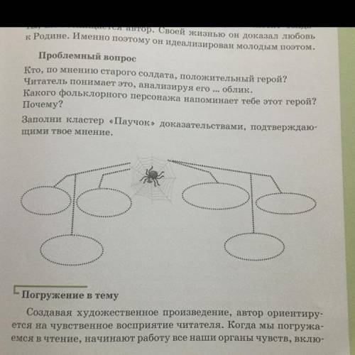 Стихотворение Бородино Проблемный вопрос Кто, по мнению старого солдата, положительный герой? Читате