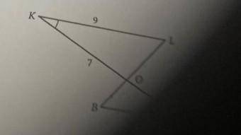 Дан треугольник BCO и KOL. BC||KL. Найди CO​