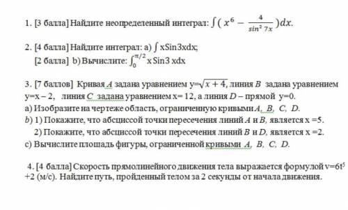 ДАМ , алгебра не определенный интеграл