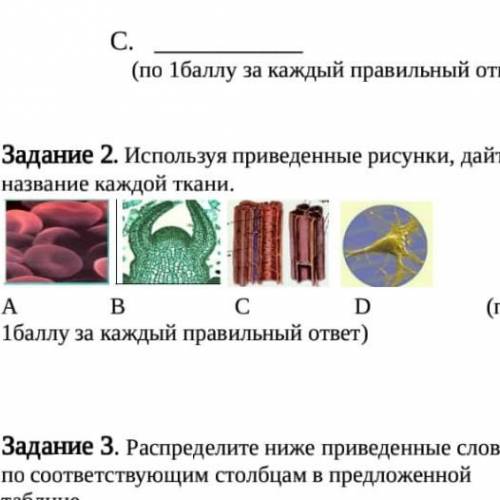 Используя приведенные рисунки, дайте название каждой ткани.