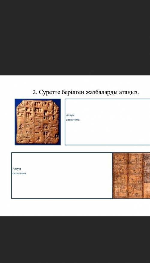 Атаулары сипаттама тез бжб