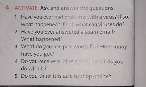 Өтініш жауап беріңіздерш Have you ever had problems with a virus?​