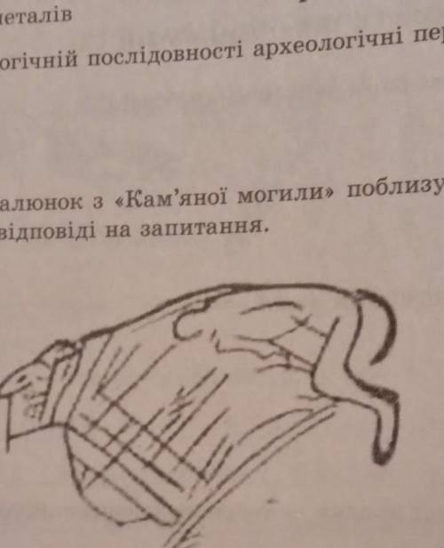 уважно розгляньте малюнок з кам'яної могили поблизу м мелітополя запорізька область та дайте відпові