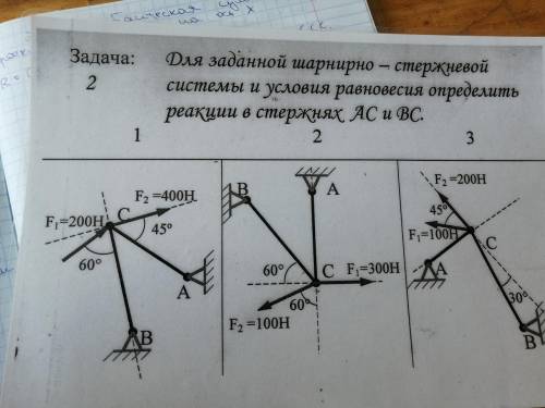 распишите аналитическим методом задачу №1 по Технической механике.Рисовать ничего не нужно,просто не