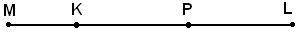 Определи длину отрезка PL, если MK= 4 м, KP= 8,97 м и ML = 26,47 м. PL = м.