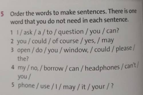 5 Order the words to make sentences. There is one word that you do not need in each sentence.1 l/ as