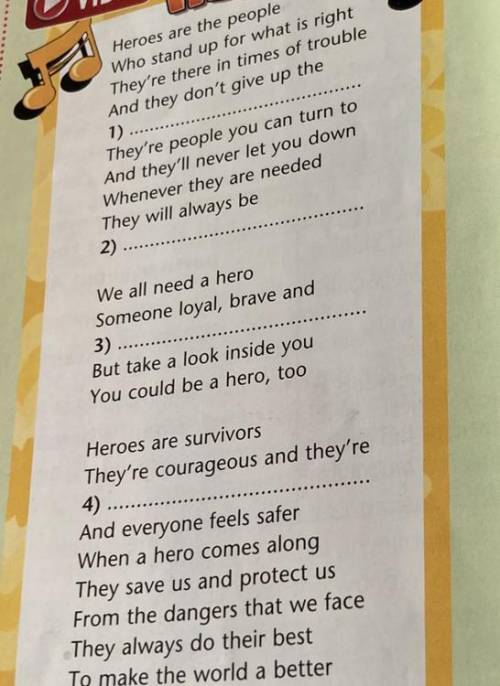 Heroes are people who stand up for what's right, they're there in difficult times, and they don't gi