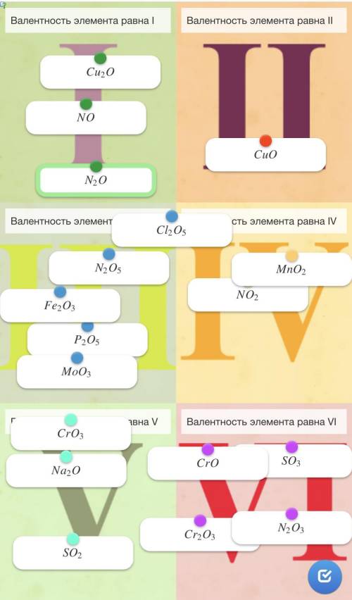 Расставьте правильно: