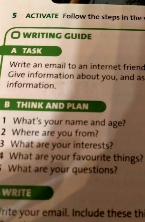 UW NG GUIDEA TASKWrite an email to an internet friend.Give information about you, and ask forinforma