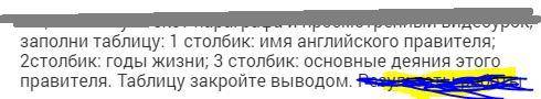 Нужно составить таблицу ( смотреть прикрепленное фото)В таблице писать имени следующий людей : Генри