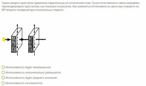 1. Как колеблется вектор напряженности электрического поля естественного света? По эллипсу Хаотичн