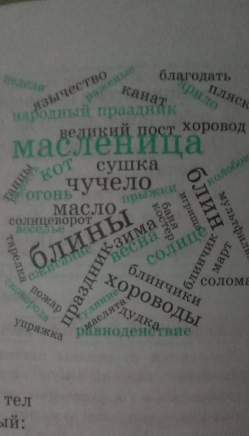 прочитайте осачиации к слову масленица назовите слова которые характеризуют этот праздник Почему сре