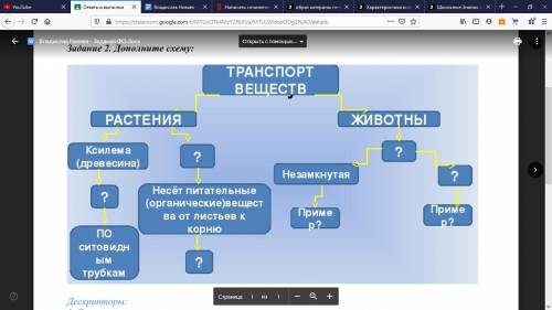 Дал бы больше балов, но тогда все будут писать всё кроме ответа. Транспорт веществ животных и растен