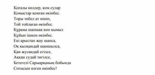 Толғау арқылы Доспамбет жырау қандай ой айтқысы келді​