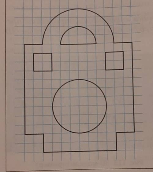 Подпишите размеры пластины ,масштаб 1:2​