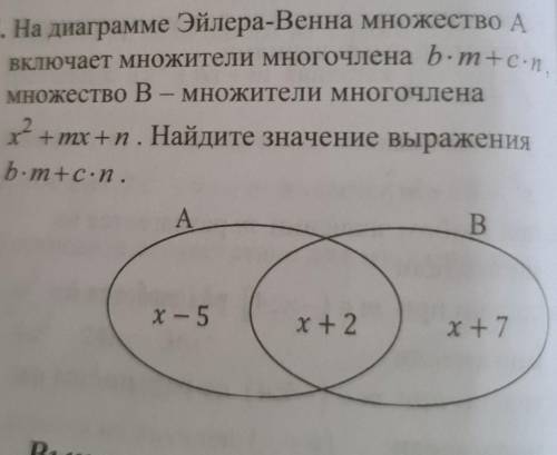 Нашел, чему равны m и n, а дальше был в ступоре. Посмотрел ответ, и все равно не понял как он получа