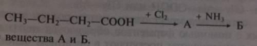 Напишите уравнение химических реакций, соответствующих цепочек превращений: 2) Назовите вещества А и