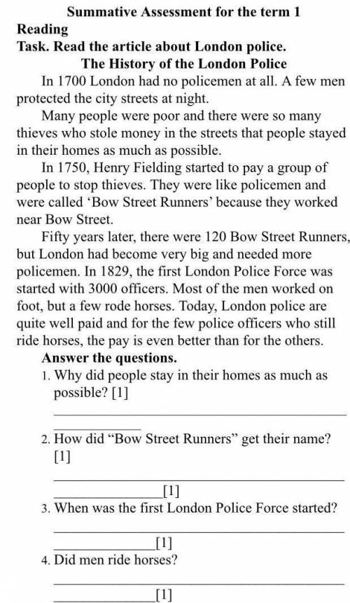 1. Why did people stay in their homes as much as possible? 2. How did Bow Street Rumners get their