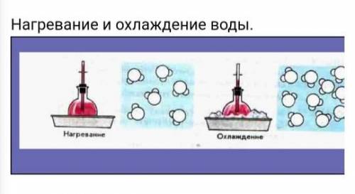 Определите, какое свойство воды изображено на рисунке. Оно должно быть одно, а не два.