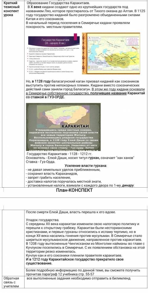 Образование государства Каракитаев Государственное устройствоПричины упадка государства