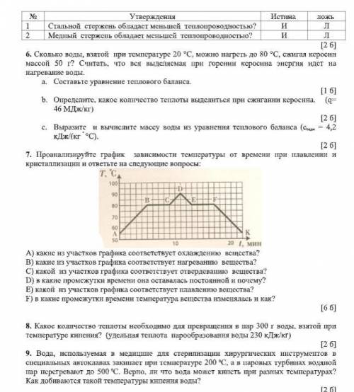 На рисунке представлены эксперименты, подтверждающие основные положения молекулярно-кинетической тео