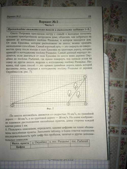 Сколько минут затратит на дорогу от села Ершовка до коттеджного посёлка Раздолье семья сестры Ольги