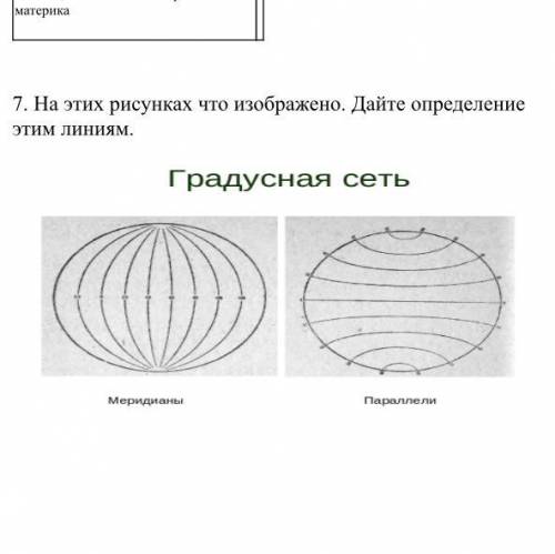 На этих рисунках что изображено. Дайте определение этим линиям