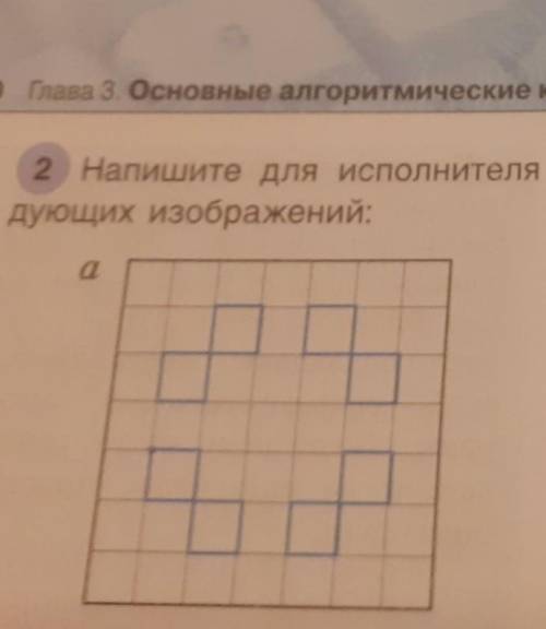 Пункт (а) лаю задание:напигите для исполнителя Чертежник программы получение следующих изображений​