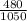 \frac{480}{1050}