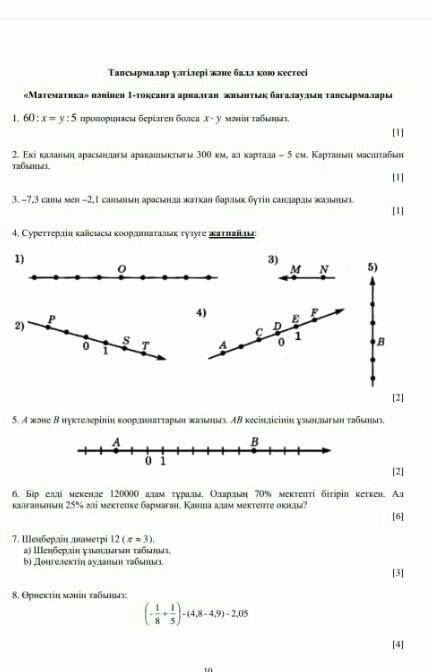 Өтінем 6 класс тжб тезірек шығарып бере алассыздарма​