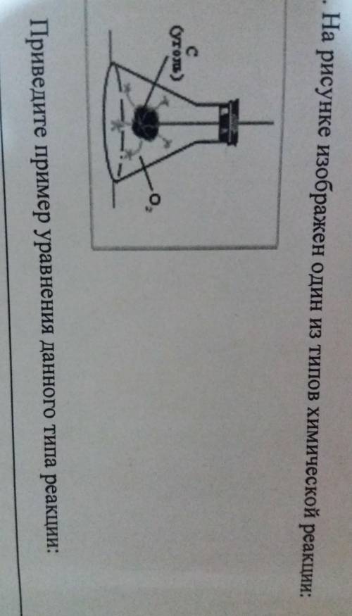 8. На рисунке изображен один ов маческой реке Сута)Приведите пример уравнения данного типа реакции​