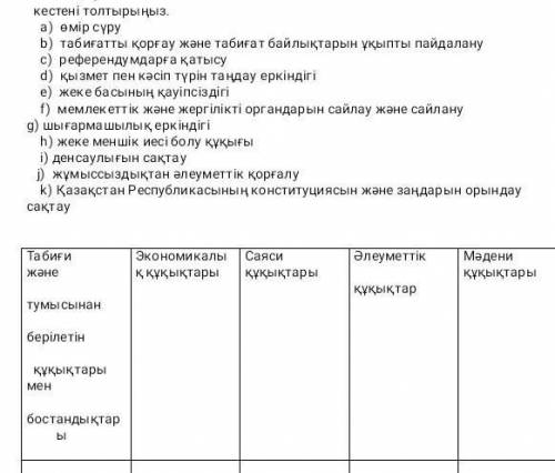 Кесте толтыр комектесиндерш​