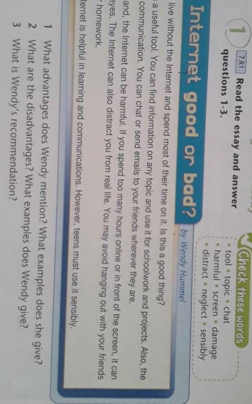 1 7.R1 Read the essay and answerquestions 1-3. только ответ на 3 вопроса энглиш​