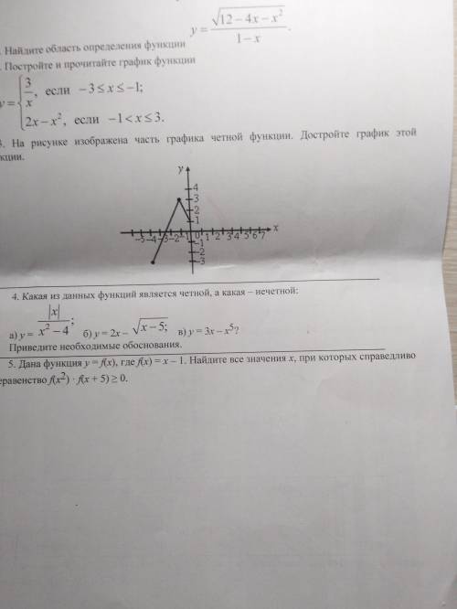 Контрольная по алгебре