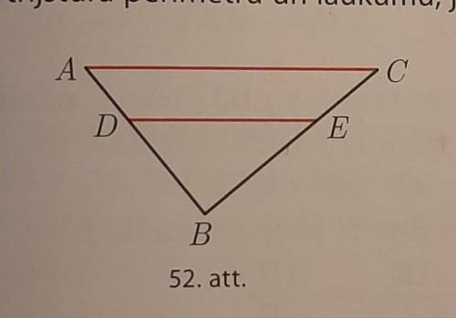 Дано: тр.ABC, DE||AC, AC =27см, BD =5см, AD=4см, S(DEB) = 100см² Решить: DE, S(BCA) ОЧЕНЬ НУЖНО.​