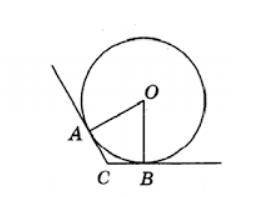 В угол С величиной 60 градусов вписана окружность, которая касается сторон угла в точках А и В. Точк