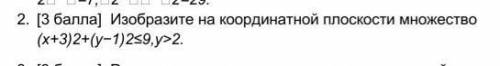 Изобразите на координатной плоскости множество ( у>2​