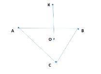 Стороны треугольника АВС равны АС=13 ; АВ=12 ; СВ=5 Из центра треугольника к его плоскости восстанов