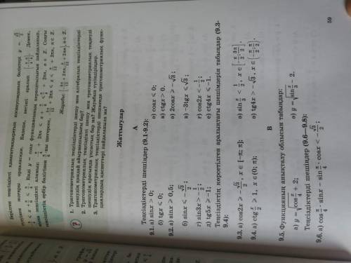 Ctg x ≥ 1 x ∈ (- π ; π ) 2) tgx > √3 x∈ ( -π ; π ) 2 ( 2 2) Найти решения неравенства в указанном