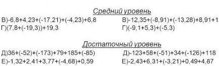 Сделай достаточный уровень по математике