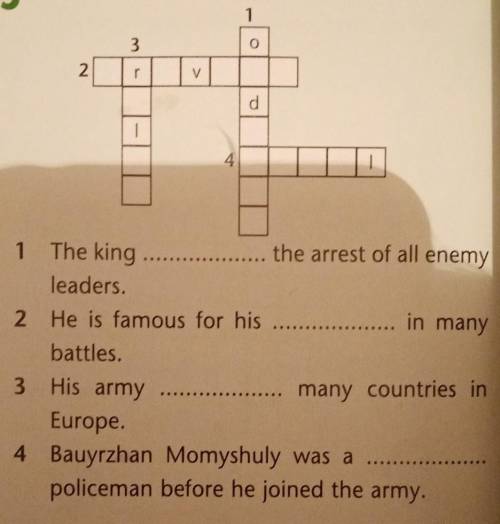 5. do the crossword. ​