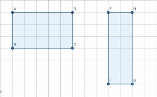 Выберите верный ответ Найдите отношение площади прямоугольника ABCD к площади прямоугольника 4/51 1/
