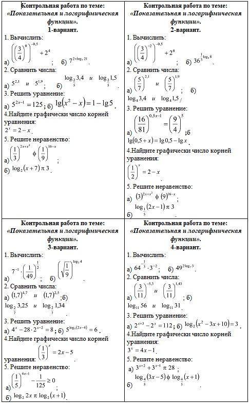 очень надо решить все варианты зарание