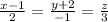 \frac{x-1}{2} =\frac{y+2}{-1} =\frac{z}{3}