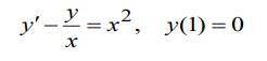 Найти частное решение дифференциального уравнения, удовлетворяющее заданным начальным условиям: