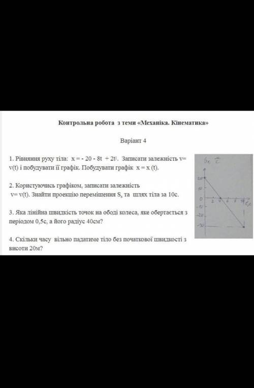 Скільки часу вільно падатиме тіло без початкової швидкості з висоти 20 метрів​