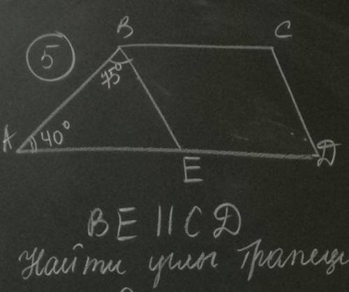 Решите Найти углы трапеции​
